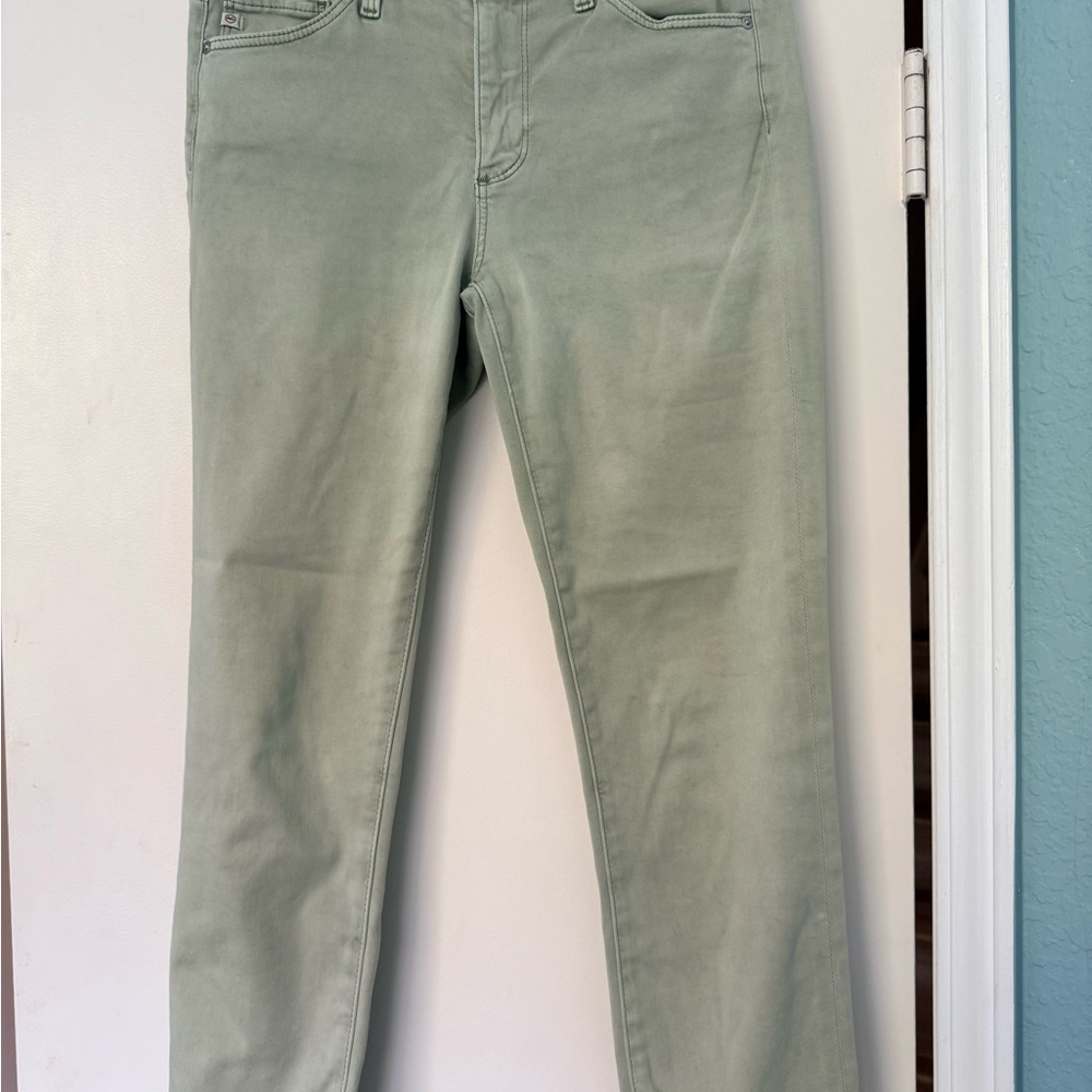 Ag Adriano Goldschmied Light Olive Pants -Beautiful and super soft !